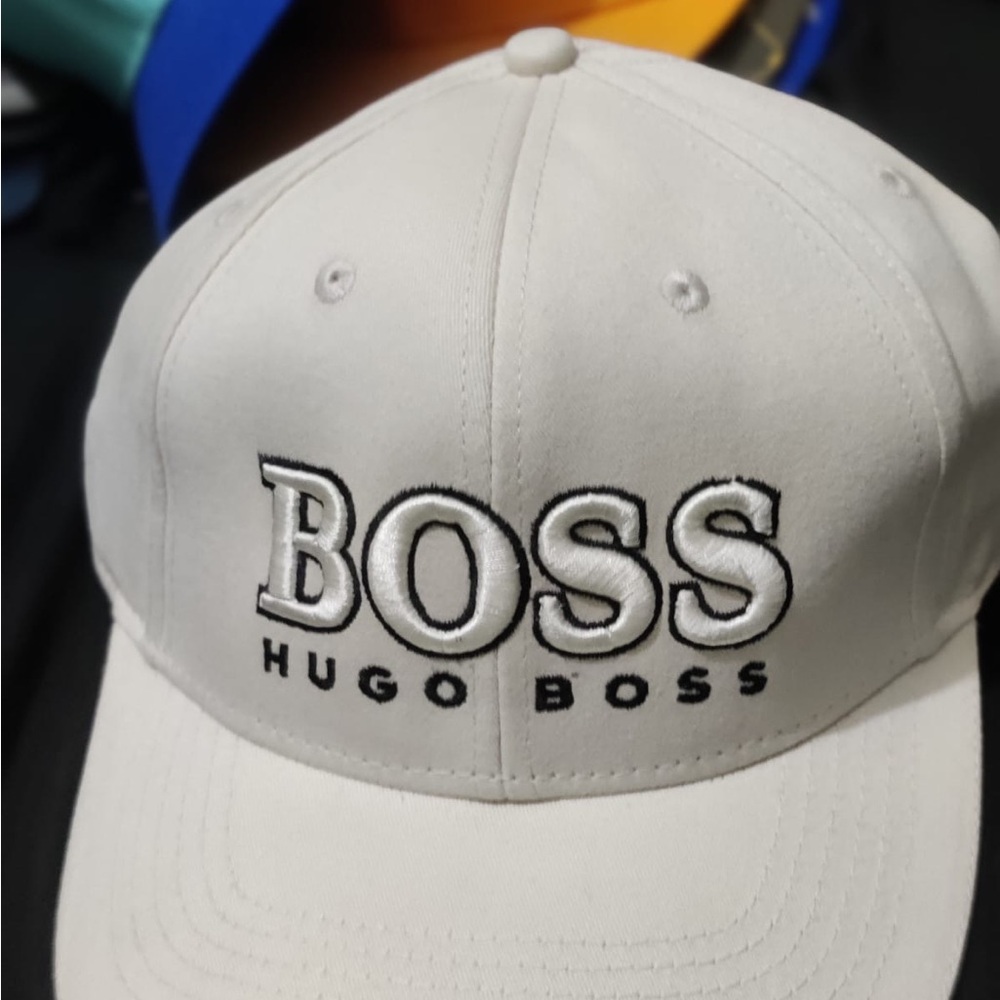 Hugo Boss White and Black Baseball Cap